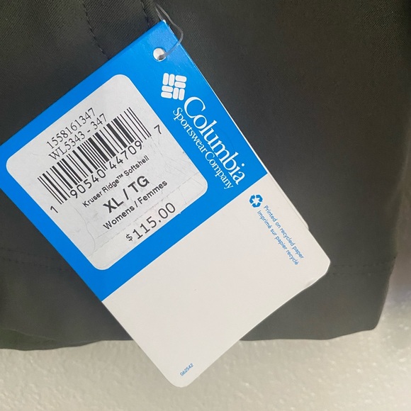 Women’s XL NWT Columbia Kruser Ridge Softshell Jacket - Picture 4 of 4